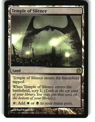 Magic the Gathering - Theros Temple of Silence 2013 227 Rare Foil - Image 1 of 2