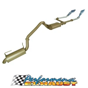 KING BROWN 3" Full Exhaust Kit for Patrol Y62 5.6L V8 (2010-16) - 2x Mufflers - Picture 1 of 9