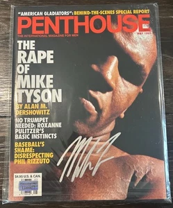 Mike Tyson Signed Autographed Boxing Magazine Penthouse Magazine-The Mike Tyson - Picture 1 of 2