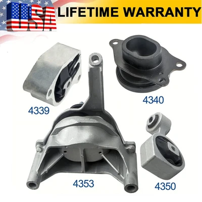 4Pcs for Nissan Altima 2.5L 2007-2016 Engine Motor & Transmission Mount Set Foto 1 de 4