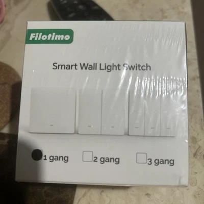 Filotimo Smart Wall Light Switch 1 Gang Remote Operation Light Switch - Image 1 of 2