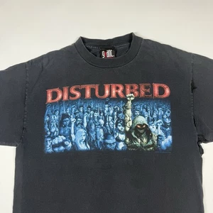 Vintage Disturbed Ten Thousand Fists 2005 Tour T Shirt Men's Size Medium Read - Picture 1 of 9
