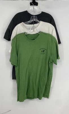 Camiseta Pulôver Masculina The North Face Multicolorida Manga Curta Tamanho G Lote De 3 - Imagem 1 de 4