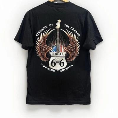 Camiseta para hombre talla M Standing On The Corner Route 66 Winslow Arizona Water Worx Foto 1 de 4