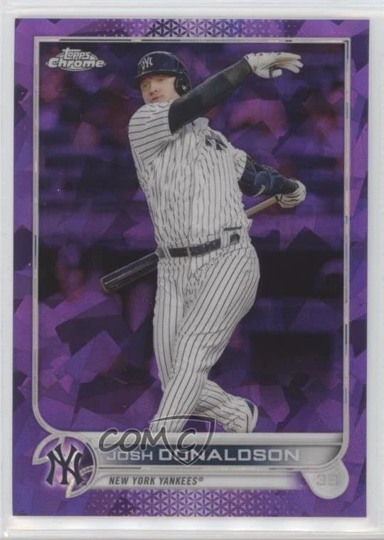 2022 Topps Chrome Update Sapphire Edition Purple /10 Josh Donaldson #US74 - Image 1 of 2