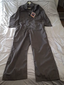 Lapco FR CVFRD7GY- RG Flame Resistant Economy Coveralls, 100% Cotton Size XL - Picture 1 of 14
