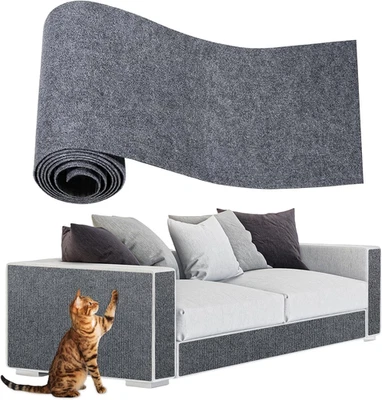 Anit Cat Scratch Couch Furniture Protector,78.7X15.8 Cat Wall Corner Scratcher P