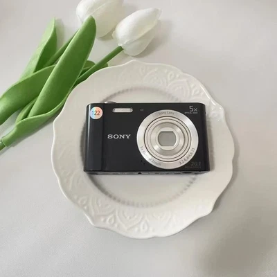 Sony Cyber-shot DSC-W800 20.1 MP 5x Optical Zoom Digital Camera - 100% Working - Image 1 of 4