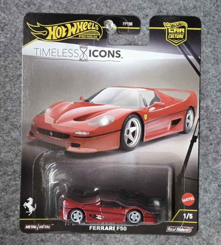 🔥 Hot Wheels 2025 Timeless Icons Ferrari F50 Car Culture *Fast Ship** NEW 🔥 - Image 1 of 1