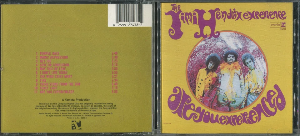 The Jimi Hendrix Experience - Are You Experienced (CD) Reprise 6261-RE 1 - Bild 1 von 1