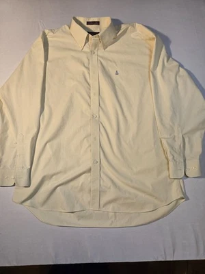 Camisa de vestir Nordstrom amarilla para hombre XL Foto 1 de 4