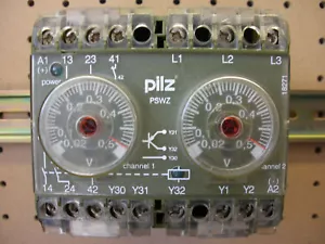 PILZ PSWZ SAFETY RELAY 2S/1O 120Vac 6VA 50/60Hz 474946 MONITOR - Picture 1 of 4