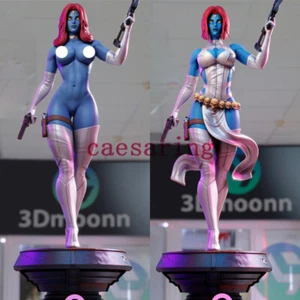 Figura de impresión 3D Mystique con dos cabezas modelo sin pintar GK kit en blanco stock - Imagen 1 de 16