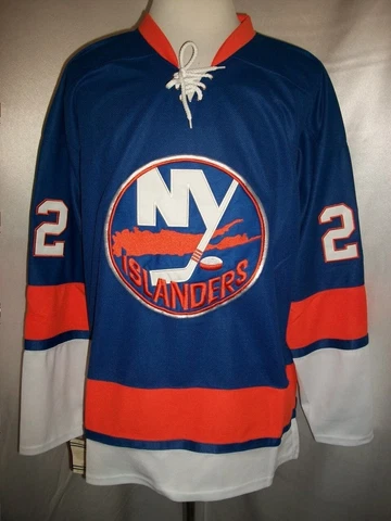 Mike Bossy New York Islanders Blue & White "1973-77 Throwback" CCM NHL Jersey Cover