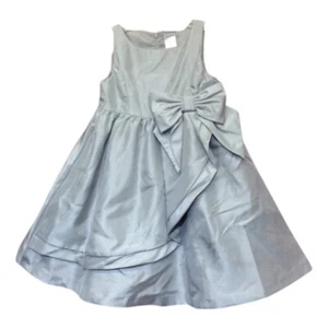 Gymboree Holiday Dress Size 4 Silver Gray Color - Picture 1 of 6