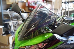 Motodynamic Race Series Windscreens Windshield Kawasaki Ninja 300 2013-17 SMOKE - Picture 1 of 7