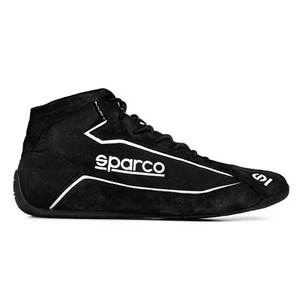 001274F Sparco Slalom+ Race Boots Fabric & Suede Fireproof FIA 8856-2018 Size 6 - Picture 1 of 5