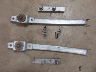 1968 Dodge Polara 4 door post sedan interior window glass track guide parts  - Image 1 of 2