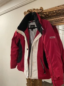 Nils Women's Ski Jacket Red Size 10 Insulated - Picture 1 of 10