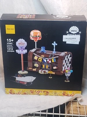 Spongebob Krusty Crab Undersea Restaurant Building Bricks Playset By Joycase - Image 1 of 4