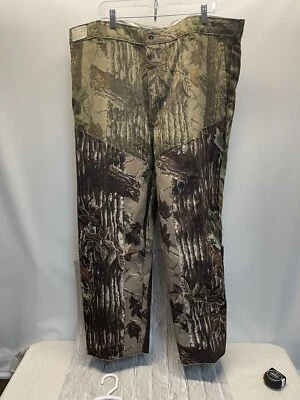 Cabela’s  Hunting Brush / Snake Pants Men's 44x29 Camo Non insulated  Canvas USA - Image 1 of 4
