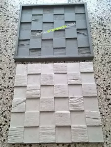 STAMPO x FINTO LEGNO PIETRA RICOSTRUITA RIVESTIMENTO IN GESSO VENEER STONE MOLD - Bild 1 von 2