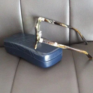USED VIVIENNE WESTWOOD MEN'S BLUE CUT DATE GLASSES SUNGLASSES VERYGOOD M-11427 - Picture 1 of 4