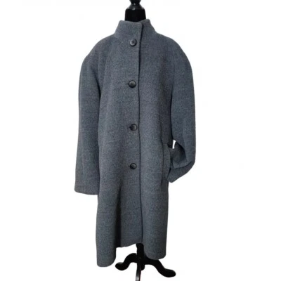 Jones New York Women’s 16 Alpaca Coat Size Large Fuzzy Alpaca Jacket Overcoat - Image 1 of 4