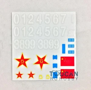 HengLong Maßstab 1:16 RC Panzer Modell China 99Z 3899 Zubehör Aufkleber Decal - Bild 1 von 1