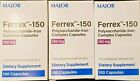 Major Ferrex Polysaccharide Iron Complex 150 Box 100ct -3 Pack -Exp 07-2025