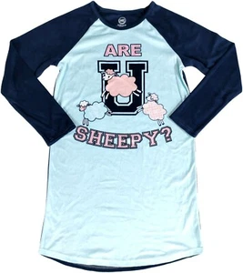 Are U Sheepy Girls Nightgown Long Sleeve Pajama Shirt SIZE Large 10/12 - Picture 1 of 3