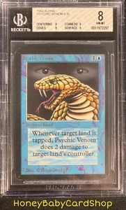 MTG Limited Edition Alpha 1993 Psychic Venom BGS 8.0Q+ NM/MT Old School 93/94 - Picture 1 of 6