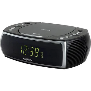Jensen Home Tabletop Stereo Digital AM/FM Radio CD Player Dual Alarm Clock - Picture 1 of 6