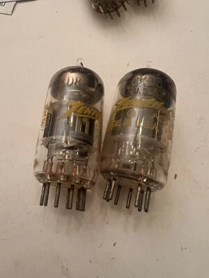 Pair Zenith 6KD8 6U8  NOS Vacuum Tubes Triode Pentode Mcintosh Scott Fisher - Image 1 of 4