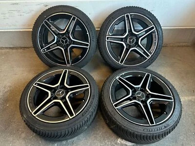 Mercedes A B CLA W177 W247 W118 Winterkompletträder 225/45 R18  DOT0419/5,5-7 mm - Bild 1 von 4