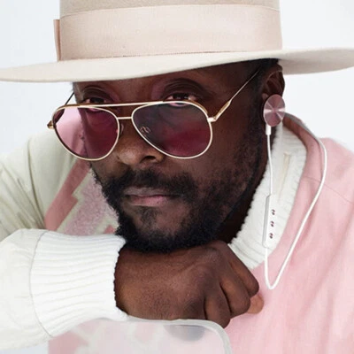 i.am+ BUTTONS Bluetooth Kopfhörer Weiß-Rosa Wireless Headphones - Bild 1 von 4