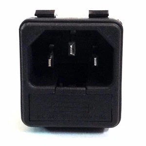 Presa presa di corrente 250V 10A 3 pin con portafusibili - Foto 1 di 5