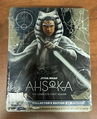 Ahsoka: Complete Season 1 (4K UHD) Steelbook - Rosario Dawson - New Sealed - Image 1 of 2