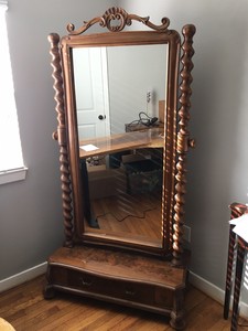 antique full length mirror