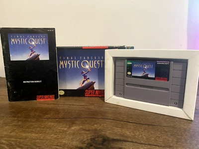 Final Fantasy: Mystic Quest (Nintendo SNES, 1992) Complete CIB - Image 1 of 4