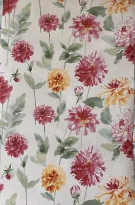 Laura Ashley Wallpaper Dahlia Parade Pink Grapefruit W097541-A/1, 15 AVAILABLE - Image 1 of 4