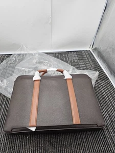 Cole Haan Bag Triboro F12449 Briefcase Dark Chocolate - Picture 1 of 10