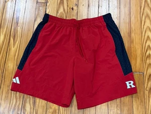 Rutgers Scarlet Knights adidas Practice Shorts Men's XL Red - Picture 1 of 4