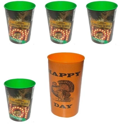 Turkey Squirrel Thanksgiving Christmas Party Plastic Reuseable Ice Beverage Cup - Image 1 of 4