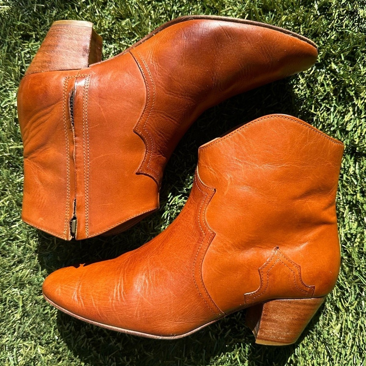 ブーツその他 Isabel Marant Brown Ankle Boots With Pointed Toe Isabel Marant Leather Upper Brown Boots for Women for sale