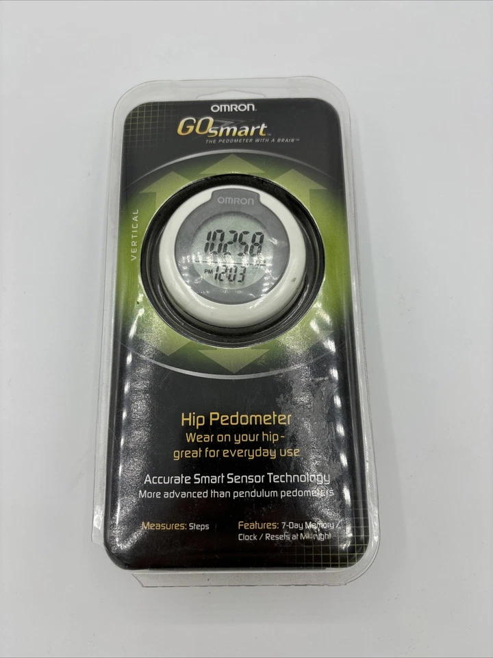 Omron Hj-150 Go Smart Hip Pedometer 7 Day Memory