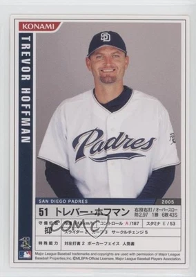 2006 Konami MLB Trevor Hoffman #M06-074 HOF - Image 1 of 2