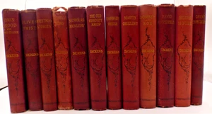 Charles Dickens Collection 12 Books  Publisher Chapman & Hall c1880's  D51 O507 - Picture 1 of 13
