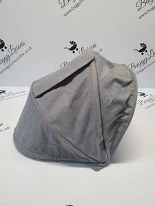 Baby Jogger City Select LUX hood fabric Grey Sun Canopy Rods & Brackets - Holes - Picture 1 of 15