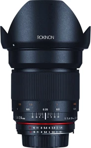 Rokinon RK24M-FX 24mm F1.4 Aspherical Lens for Fujifilm X-Mount Camera  - Picture 1 of 2